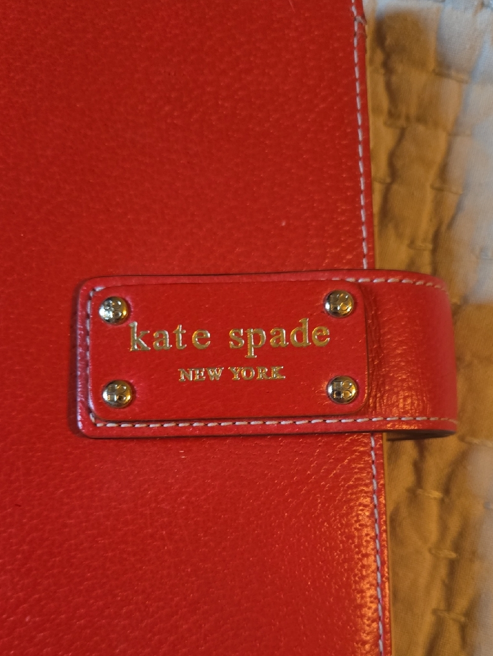 kate spade Red Deborah Leather Personal Organizer - Picture 4 of 7